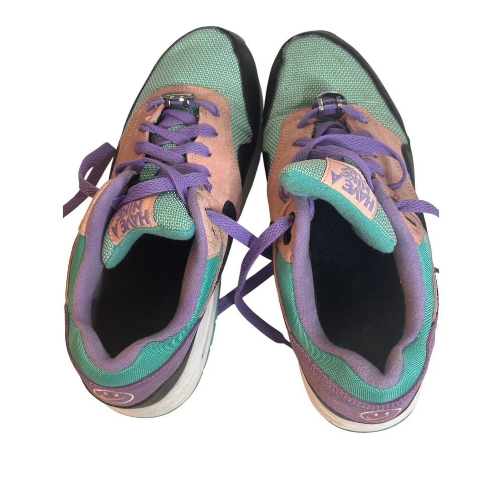 NIKE Air Max 1 Have a Nike Day Space Purple Coral Size 25 cm/Mens 7/ W 8.5/ 7Y - Picture 10 of 10